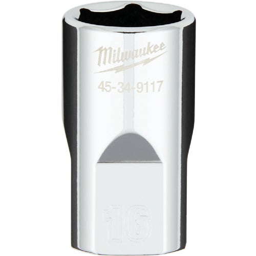 45-34-9117 Milwaukee 1/2 In. Drive Socket w/FOUR FLAT Sides