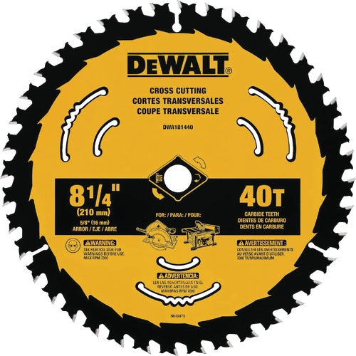 DWA181440 DEWALT Framing /Ripping Blister Circular Saw Blade