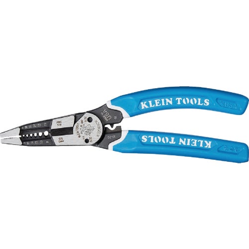 K12065CR Klein-Kurve 8 In. Heavy-Duty Wire Stripper/Crimper Multi Tool