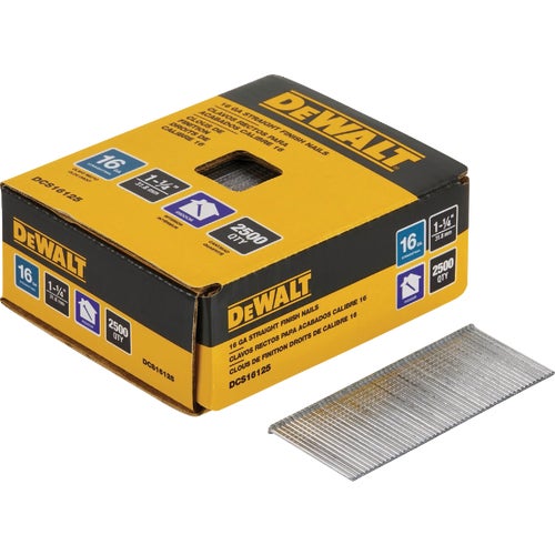 DCS16125 DEWALT Galvanized Straight Finish Nails