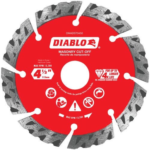 DMADST0450 Diablo Segmented Turbo Diamond Blade