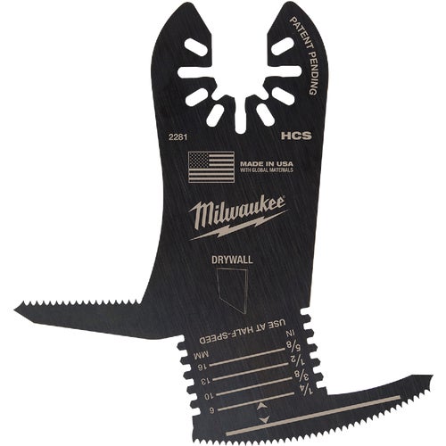 49-25-2281 Milwaukee OPEN-LOK 5-In-1 Drywall Oscillating Blade