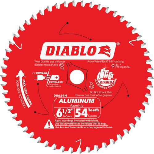 D0654NA Diablo Aluminum Circular Saw Blade