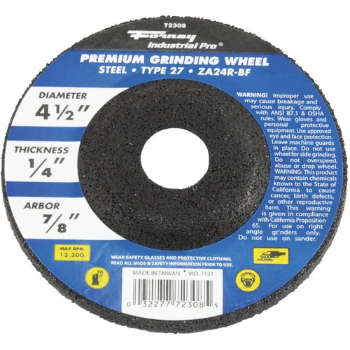 72308 Forney Industrial Pro Type 27 Cut-Off Wheel