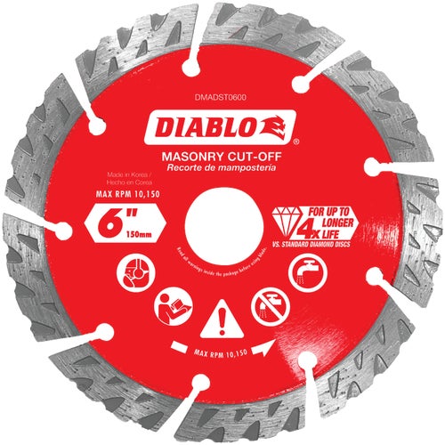 DMADST0600 Diablo Segmented Turbo Diamond Blade