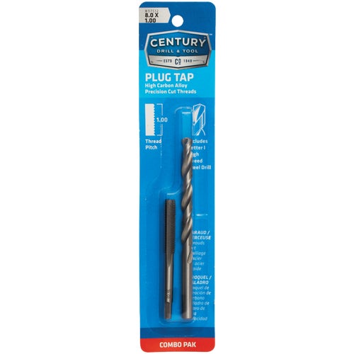 97512 Century Drill & Tool Metric Tap & Letter Drill Bit Combo Pack