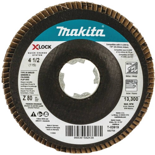 T-03919 Makita Type 29 Flap Sanding Wheel