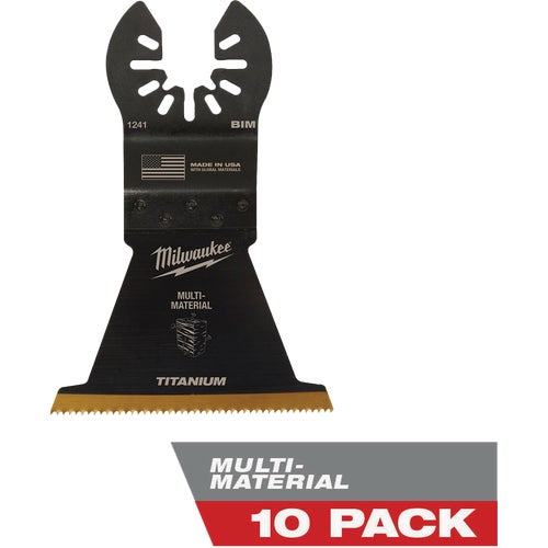 49-25-1249 Milwaukee OPEN-LOK Titanium Enhanced Bi-Metal Multi-Material Oscillating Blade