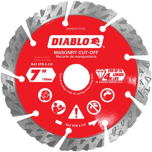 DMADST0700 Diablo Segmented Turbo Diamond Blade