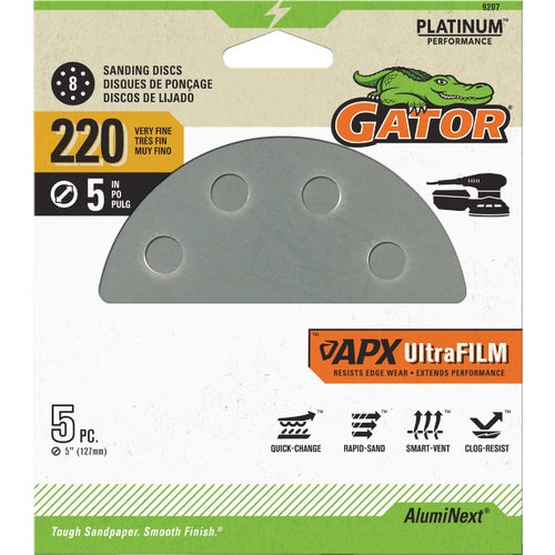 9207 Gator 5 In. Vented Sanding Disc