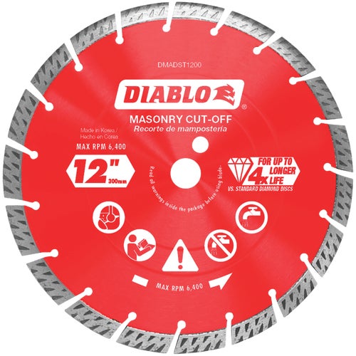 DMADST1200 Diablo Segmented Turbo Diamond Blade