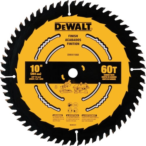 DWA11060 DEWALT 10 In. Circular Saw Blade