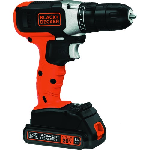 BCD702C1 Black & Decker 20V MAX 3/8 In. Cordless Drill Kit