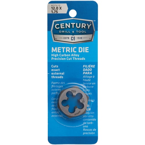 97619 Century Drill & Tool Metric Hex Die