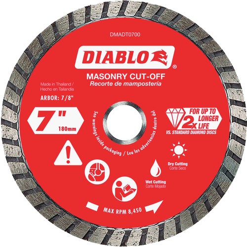 DMADT0700 Diablo Continuous Turbo Diamond Blade