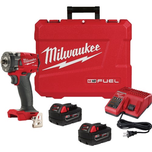 2854-22R Milwaukee Tool 18V Compact Impact Wrench w/ Friction Ring Kit