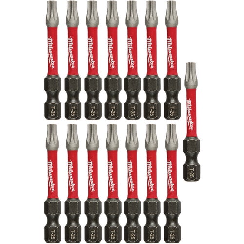 48-32-5015 Milwaukee Shockwave 15-Piece Impact Screwdriver Bit Set