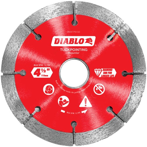 DMATP0450 Diablo Tuck Point Diamond Blade