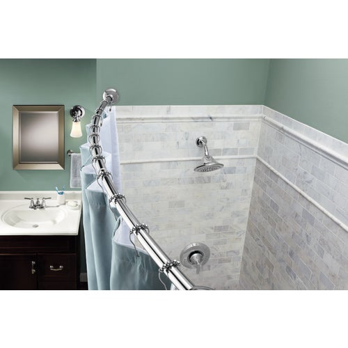 DN2171CH Moen 57 In. To 60 In. Tension Curved Shower Rod