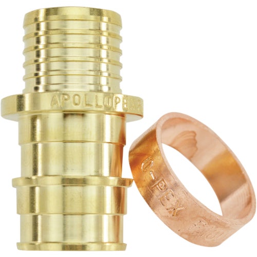 EPXBC3434 Apollo Retail Brass Polybutelene PEX Coupling