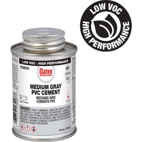 30883V Oatey Low Voc Gray PVC Cement