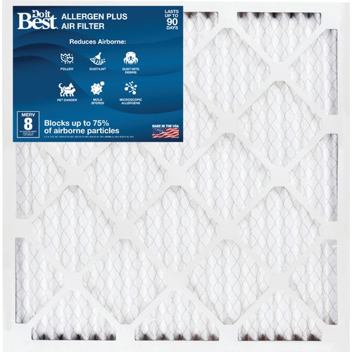 DB1-1625-8-2PK Do it Best MERV 8 Furnace Filter