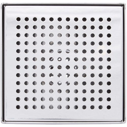 133-015S03 B&K Square Zero Pattern Shower Drain