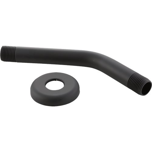 9D00011095 Danco Matte Black Shower Arm with Flange