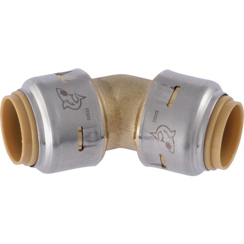 UR648A SharkBite Push-to-Connect 45 Deg. Brass Elbow (Push x Push)