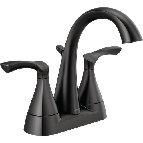 25748LF-BL Delta Sandover 2-Handle 4 In. Centerset Bathroom Faucet with Pop-Up