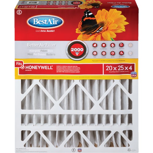 HW2025-11R BestAir Honeywell MERV 11 Furnace Filter