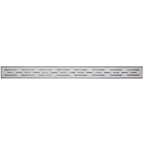 133-001G01 B&K Linear Offset Pattern Grate Shower Drain