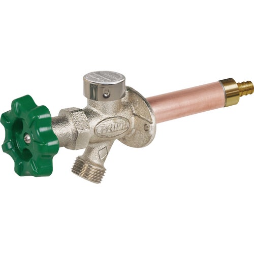 P-164X10 Prier Crimp Pex Quarter-Turn Anti-Siphon Freezeless Wall Hydrant