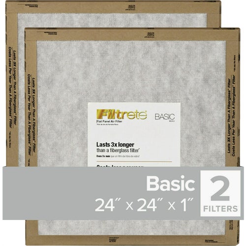 FPL12-2PK-24 Filtrete Residential MPR Flat Panel Furnace Filter