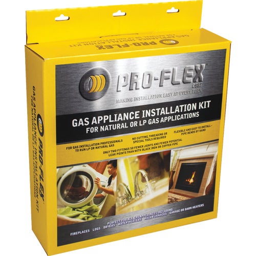 PFSAGK-2000C Pro-Flex Single Gas Appliance Installation Kit