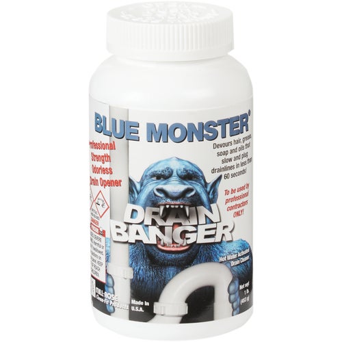 76055 BLUE MONSTER Drain Banger Drain Opener & Cleaner