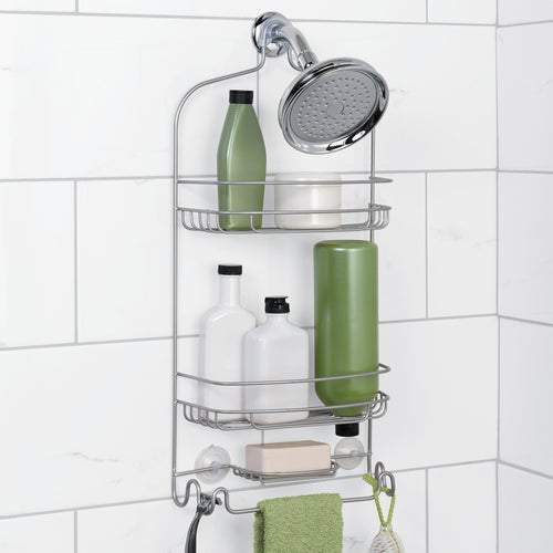 7542NN Zenna Home Steel Shower Caddy