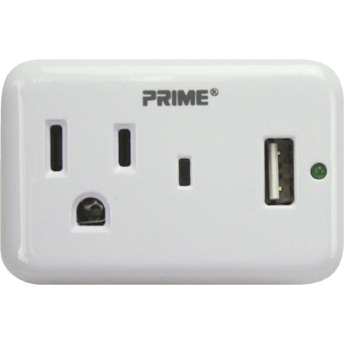 PBUSB241S Prime Wire & Cable 1-Outlet USB Charger