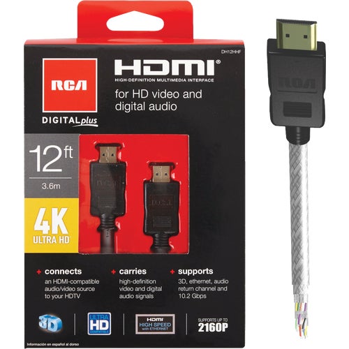 DH12HHF RCA Digital Plus HDMI Cable