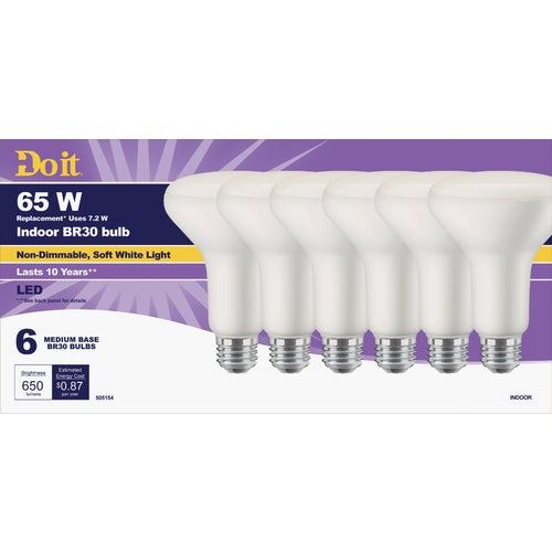 362236 Do it BR30 Medium LED Floodlight Light Bulb, Title 20