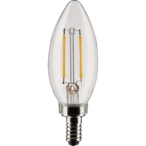 S21817 Satco B11 Candelabra Base Traditional Look LED Decorative Light Bulb