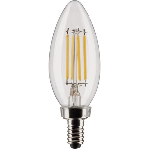 S21819 Satco B11 Candelabra Base Traditional Look LED Decorative Light Bulb