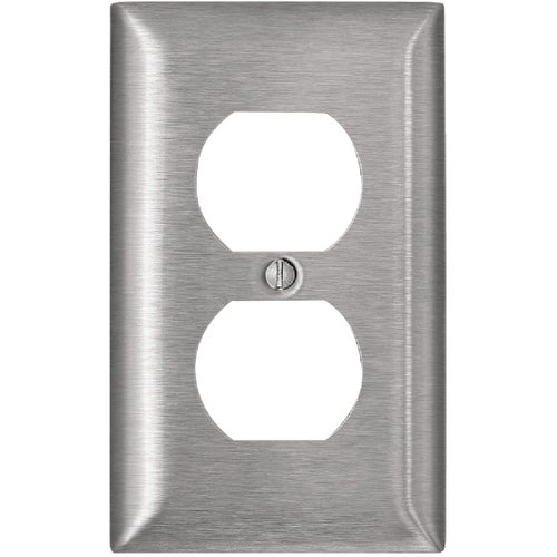 R50-00SL8-000 Leviton C-Series Stainless Steel Outlet Wall Plate