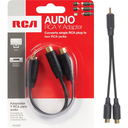 AH25R RCA Male Y-Adapter