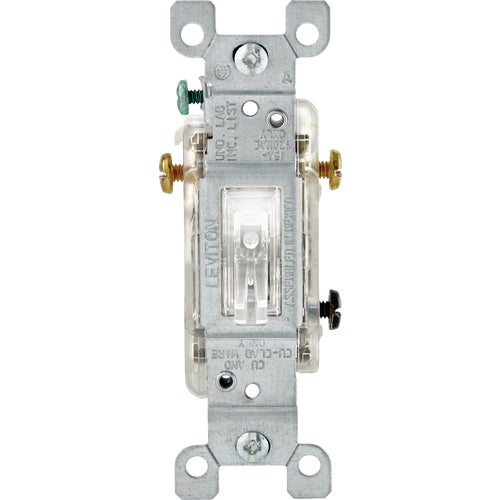 R00-L1463-00C Leviton Illuminated Toggle 3-Way Switch