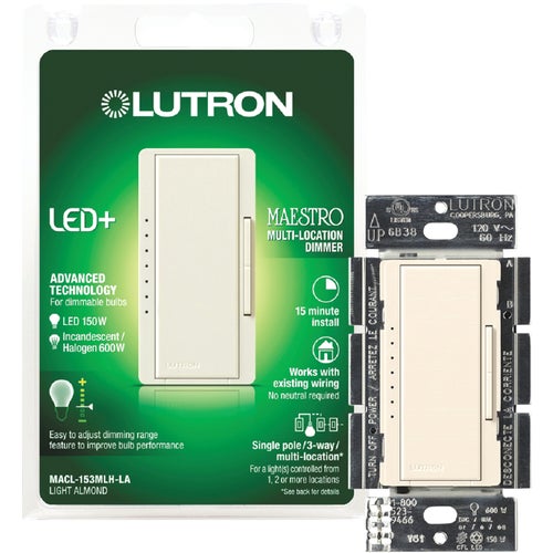 MACL-153MLH-LA Lutron Maestro CL Wireless Dimmer