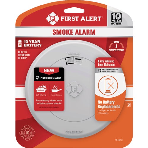 1046731 First Alert 10-Year Battery Photoelectric Smoke Alarm