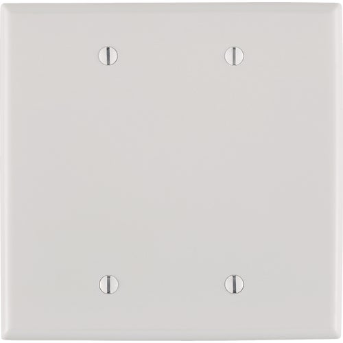 002-0PJ23-00W Leviton Mid-Way Thermoplastic Nylon Blank Wall Plate