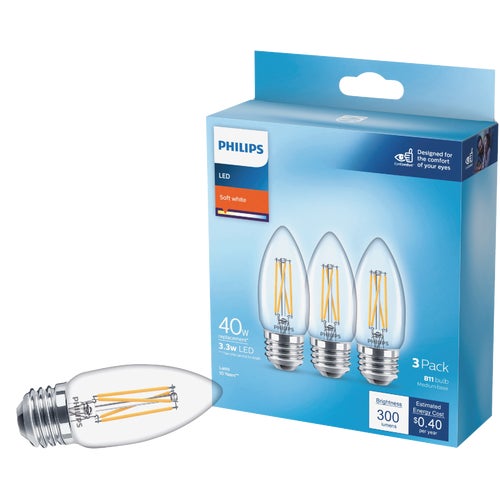 567487 Philips B11 Medium LED Decorative Light Bulb