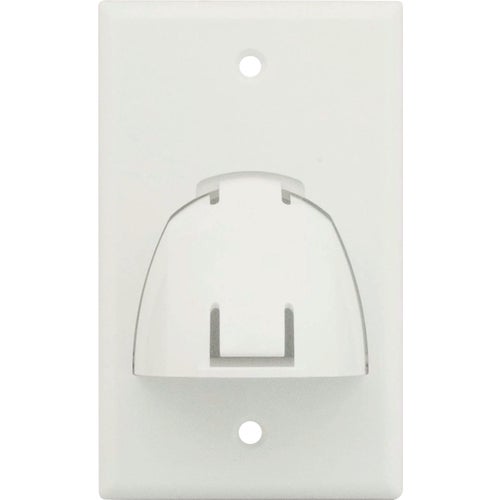 WP9001WHV1 Legrand On-Q Hinged Bullnose Wall Plate